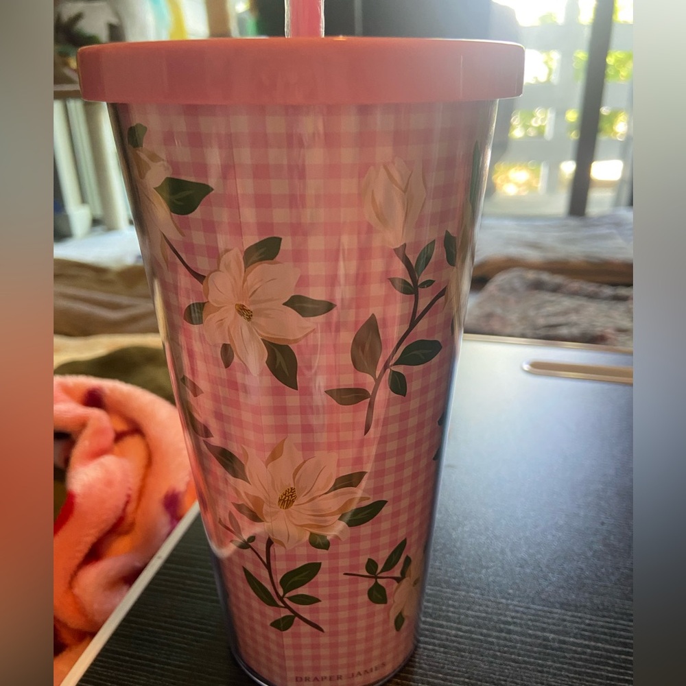 New Draper James 20oz Plastic Tumblr